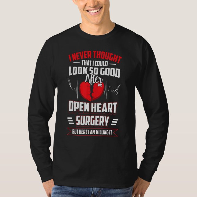 Camiseta Ignorar Coração de Cirurgia Aberta (Frente)