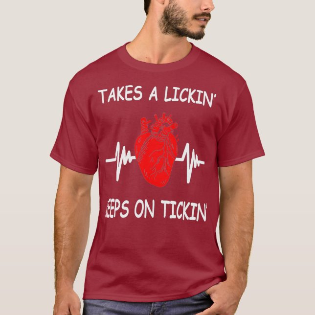 Camiseta Ignorar Presente De Cirurgia Cardíaca Leva Manchas (Frente)