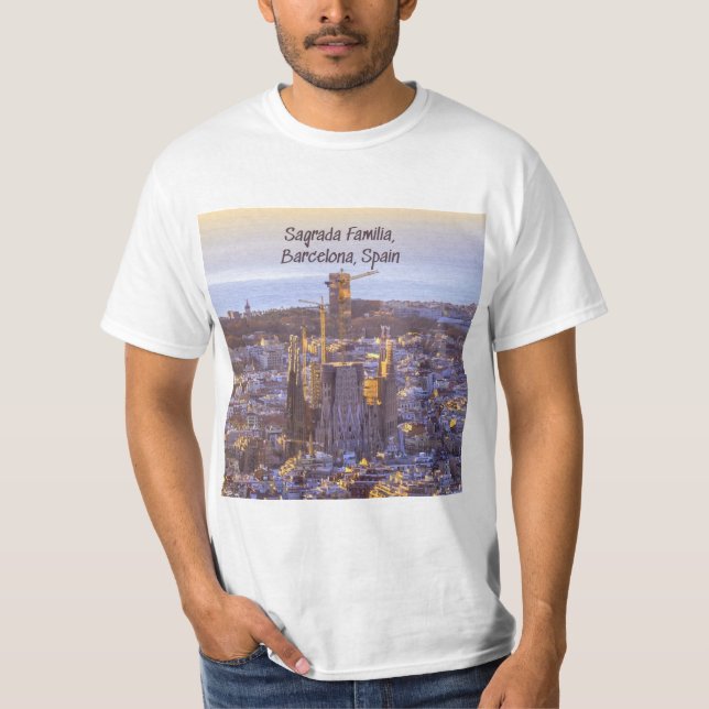 Camiseta Igreja Católica Sagrada Família, Barcelona, Espanh (Frente)