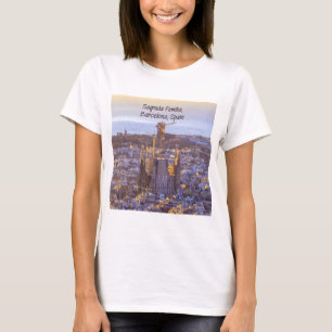 Camiseta Igreja Católica Sagrada Família, Barcelona, Espanh