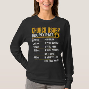 Camiseta Igreja Cristã Engraçada Por Hora