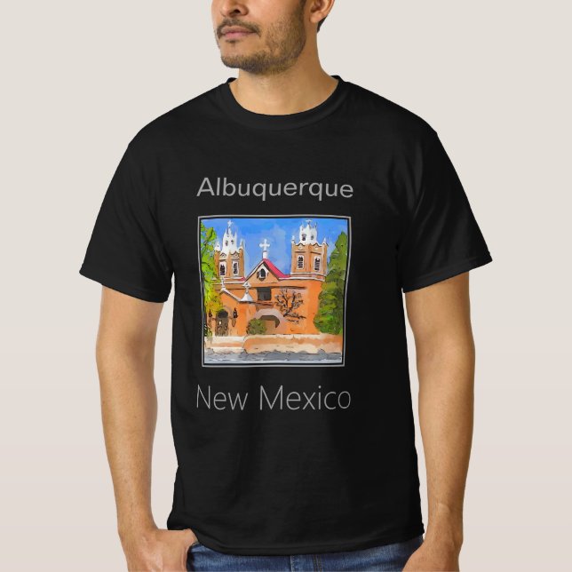 Camiseta Igreja da Missão San Felipe de Neri, Albuquerque (Frente)