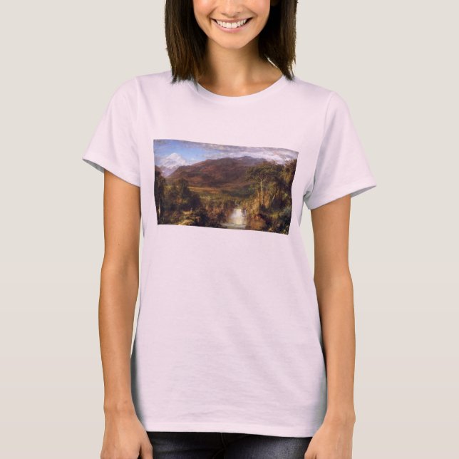 Camiseta Igreja de Frederic Edwin - coração dos Andes (Frente)
