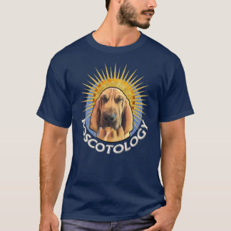 Camiseta Igreja de Roscotology (logotipo Spiky do círculo)