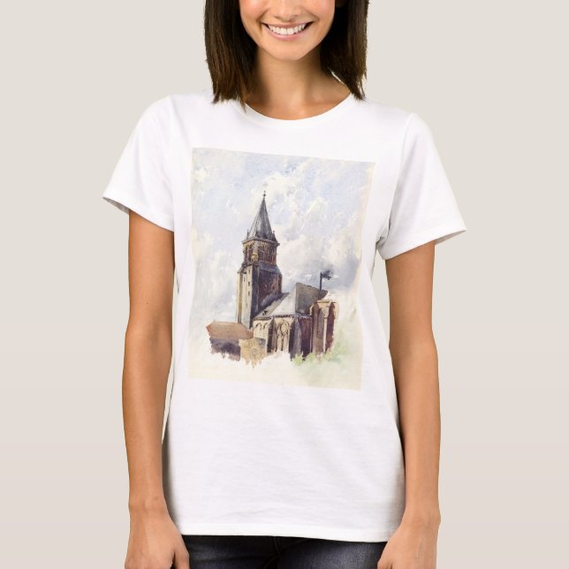 Camiseta Igreja de Saint Germain des Pres Paris (Frente)