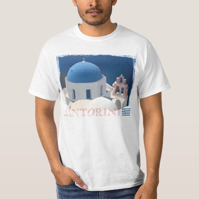 Camiseta Igreja de Santorini (Frente)