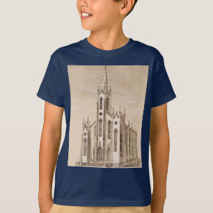 Camiseta Igreja de São Nicolau Antiga Nova York Desenho