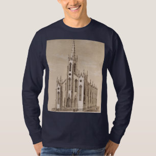 Camiseta Igreja de São Nicolau Antiga Nova York Desenho