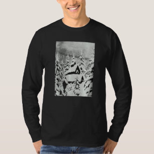 Camiseta Igreja de Stave na Neve Theodor Kittelsen