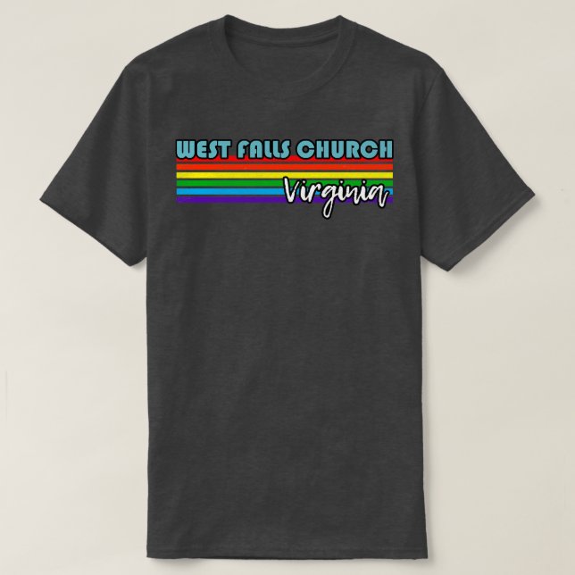 Camiseta Igreja do Orgulho das Falls Oeste da Virgínia (Frente do Design)