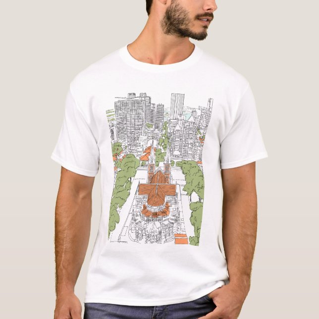 Camiseta igreja dos arranha-céus (Frente)