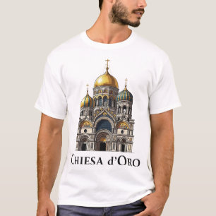 Camiseta Igreja dourada