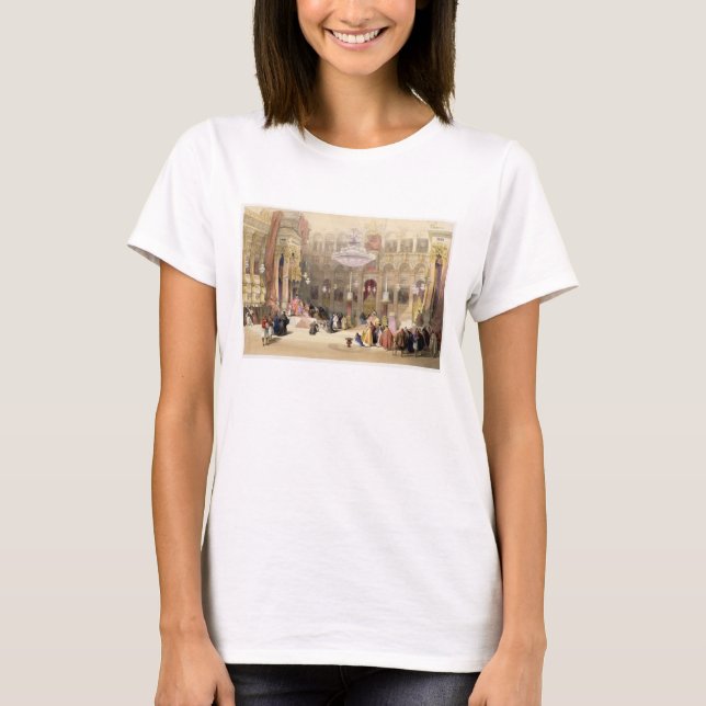 Camiseta Igreja grega do Sepulchre santamente, Jerusalem, (Frente)