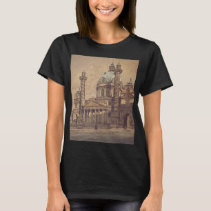 Camiseta Igreja Karlskirche em Viena, Áustria
