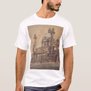 Camiseta Igreja Karlskirche em Viena, Áustria