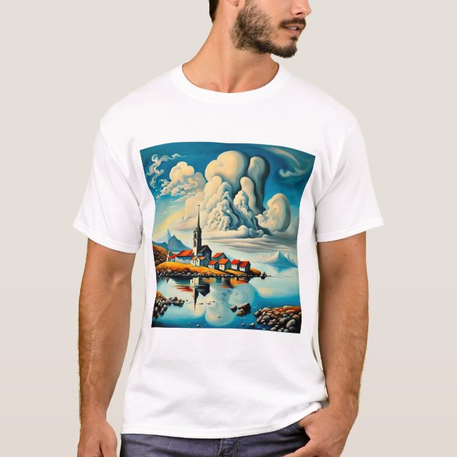 Camiseta Igreja no fiorde1 (Frente)