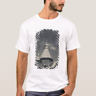 Camiseta igreja ortodoxa russa de madeira tradicional