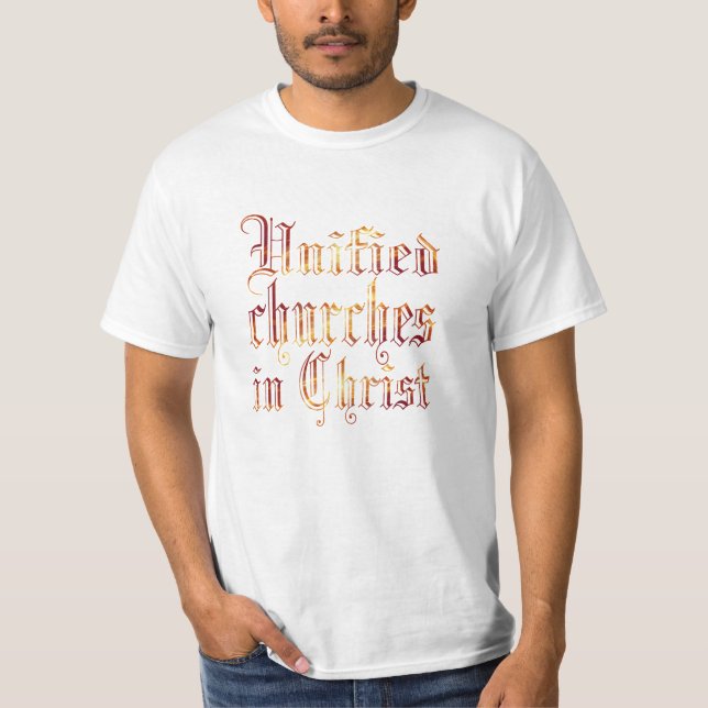 Camiseta Igrejas unidas no cristo (Frente)