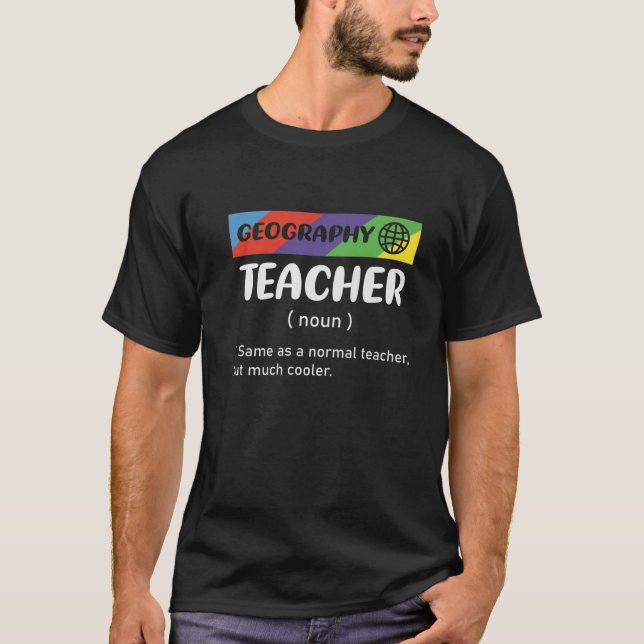 Camiseta Igual Ao Professor Normal, Mas Muito Mais Fria Geo (Frente)