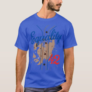 Camiseta Igualdade 42 Baseball Número 42 Jersey End Racism