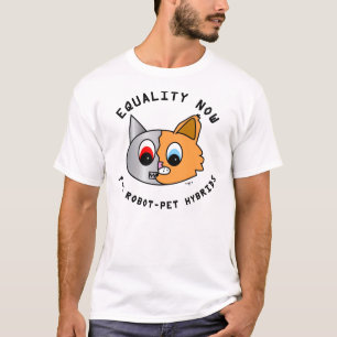 Camiseta Igualdade agora para híbrido do Robô-Animal de