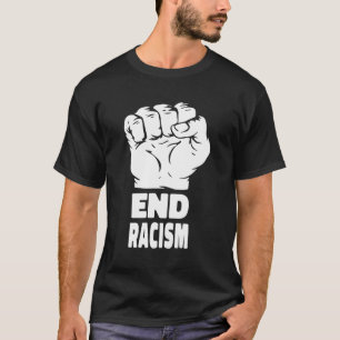 Camiseta Igualdade Anti-Racismo Justiça Hu Black Rights End