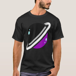 Camiseta Igualdade Assexualidade Saturn Ace Pride Lgbt Quee