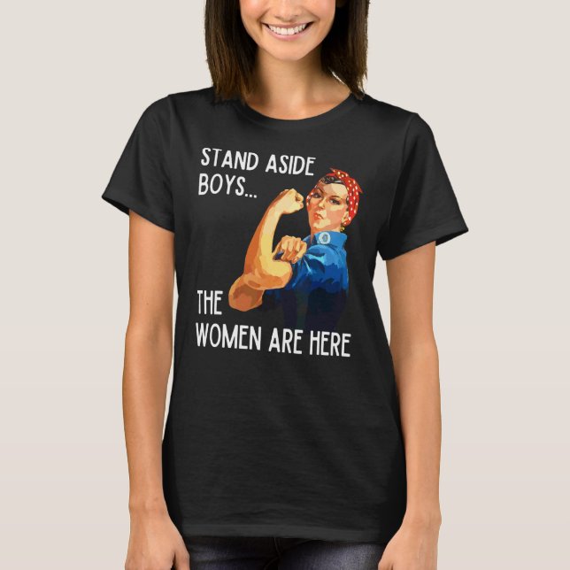 Camiseta Igualdade das Mulheres e Direitos do Emprego (Frente)