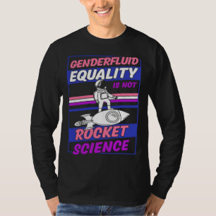 Camiseta Igualdade de Gênero Fluido Não é Ciência de Foguet