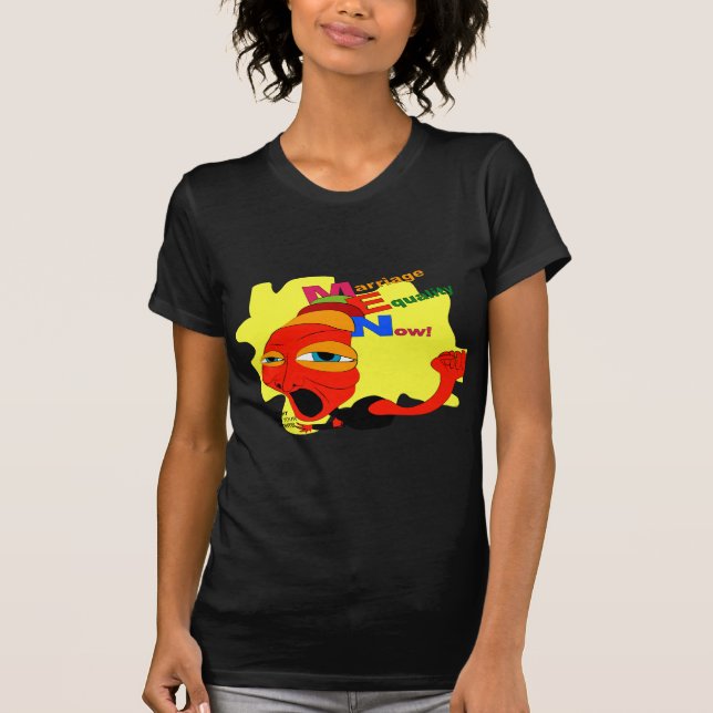 Camiseta Igualdade do casamento agora! (Frente)