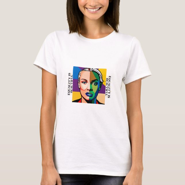 Camiseta Igualdade é Bonita (Frente)