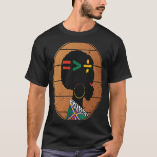 Camiseta Igualdade É Maior Que Divisão História Negra