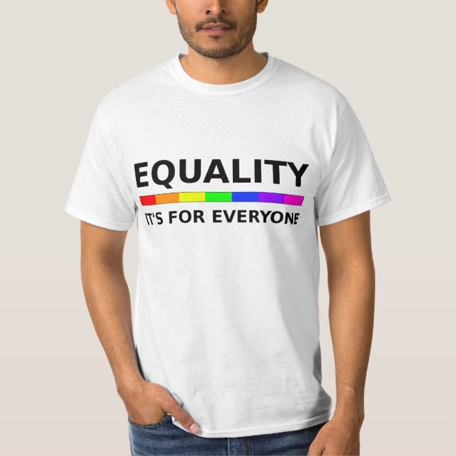 Camiseta Igualdade - é para todos (Frente)