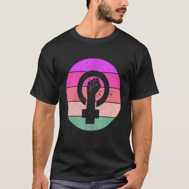 Camiseta Igualdade Feminina Símbolo Feminista Empoderamento (Frente)