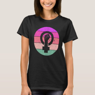 Camiseta Igualdade Feminina Símbolo Feminista Empoderamento