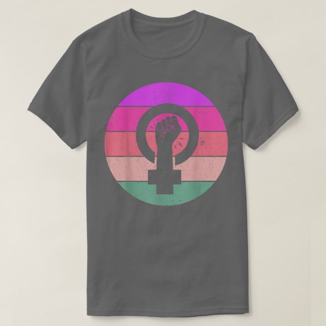 Camiseta Igualdade Feminina Símbolo Feminista Empoderamento (Frente do Design)