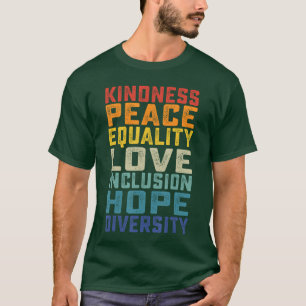 Camiseta Igualdade Inclusão Diversidade Direitos Humanos