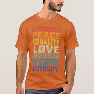 Camiseta Igualdade Inclusão Diversidade Direitos Humanos Ma
