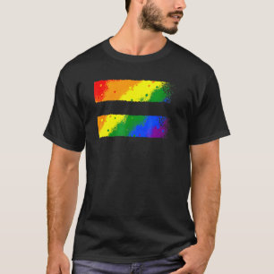 Camiseta Igualdade Lgbt Orgulho De Consciência Para A Eq Ga