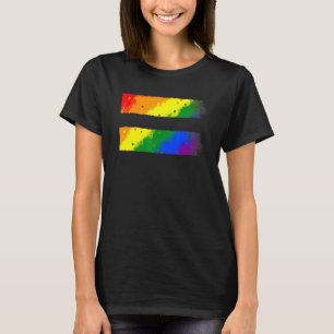 Camiseta Igualdade Lgbt Orgulho De Consciência Para A Eq Ga