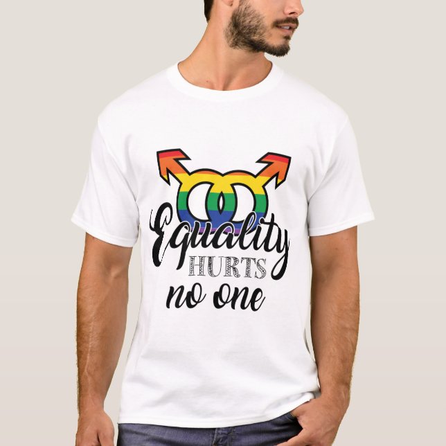 Camiseta Igualdade Não Magoa Ninguém (Frente)