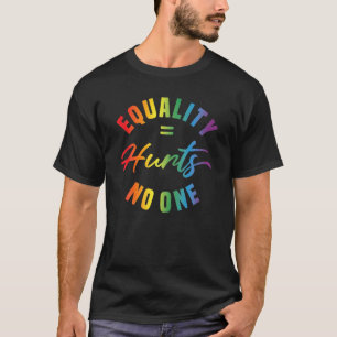 Camiseta Igualdade Não Magoa Ninguém Sinalizador Igual do A