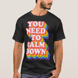 Camiseta Igualdade orgulho gay Rainbow Que Você Precisa Aca