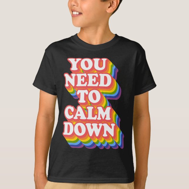 Camiseta Igualdade orgulho gay Rainbow Que Você Precisa Aca (Frente)