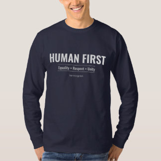 Camiseta Igualdade Respeito Unidade Minimalista Humana Pers