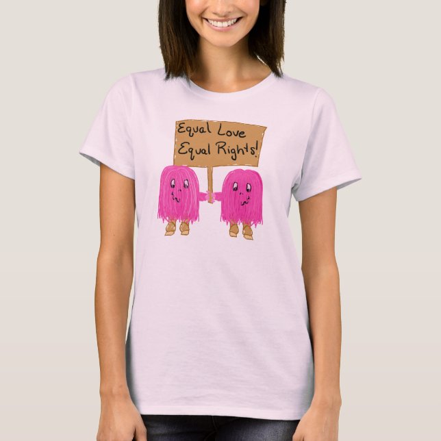 Camiseta igualdade rosa (Frente)