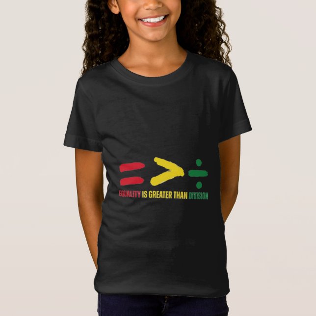 Camiseta Igualdade Sobre Divisão (Frente)