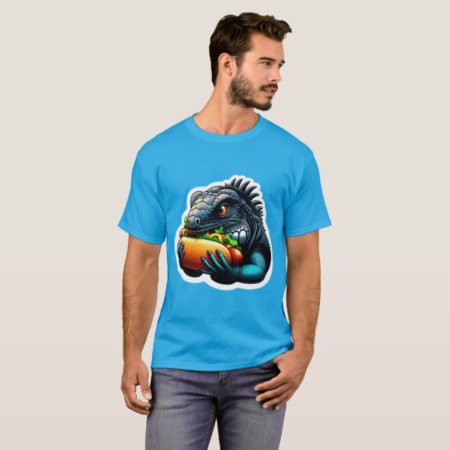 CAMISETA IGUANA 3, AMOR DE CÃO QUENTE (Frente Completa)