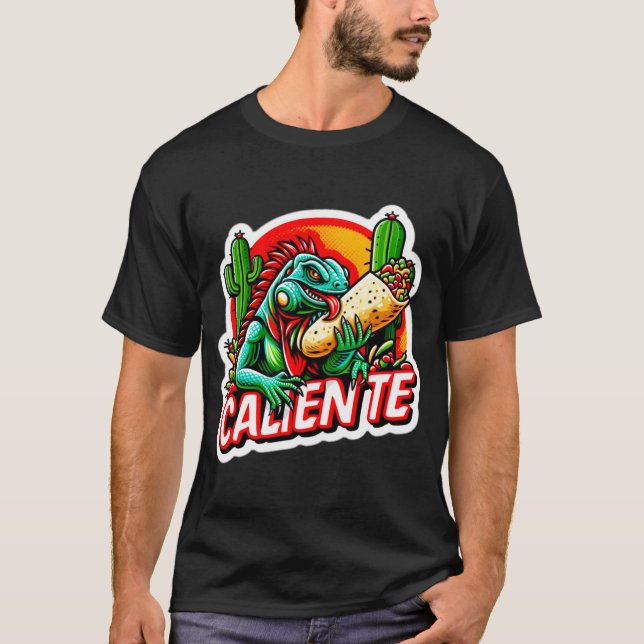 CAMISETA IGUANA CALIENTE 4 (Frente)