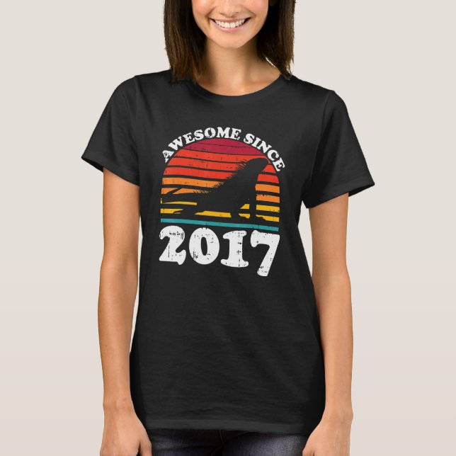 Camiseta Iguana Incrível Desde O Aniversário De 5 de 2017,  (Frente)
